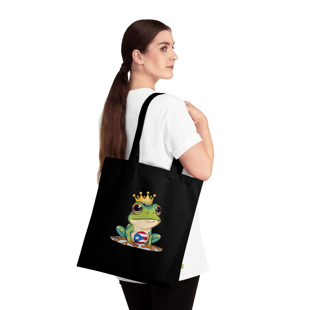 Coquí Crowned Heritage Tote 🐸👑