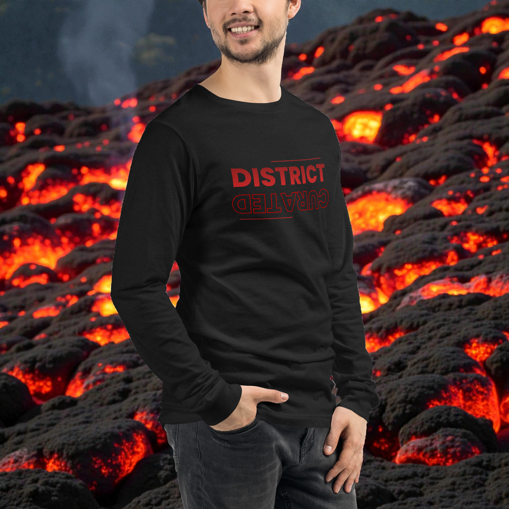 The Upside Down Long Sleeve Tee – Stranger Things Inspired | District Drop Collection