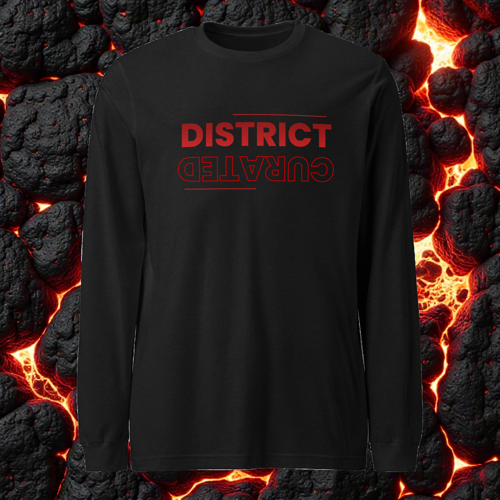 The Upside Down Long Sleeve Tee – Stranger Things Inspired | District Drop Collection