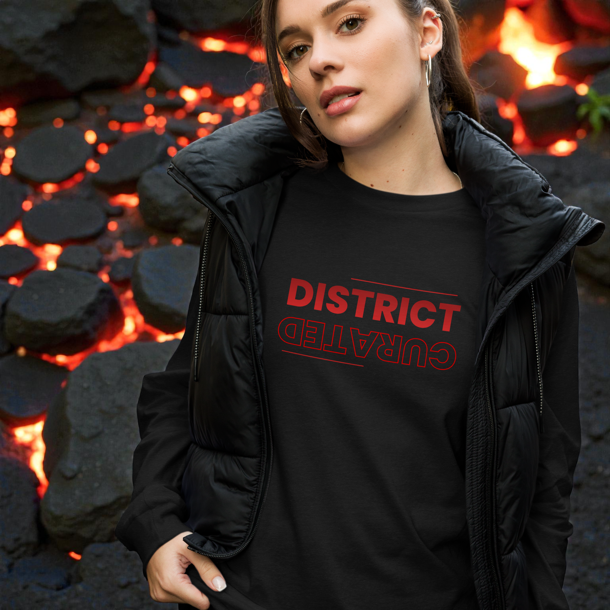 The Upside Down Long Sleeve Tee – Stranger Things Inspired | District Drop Collection