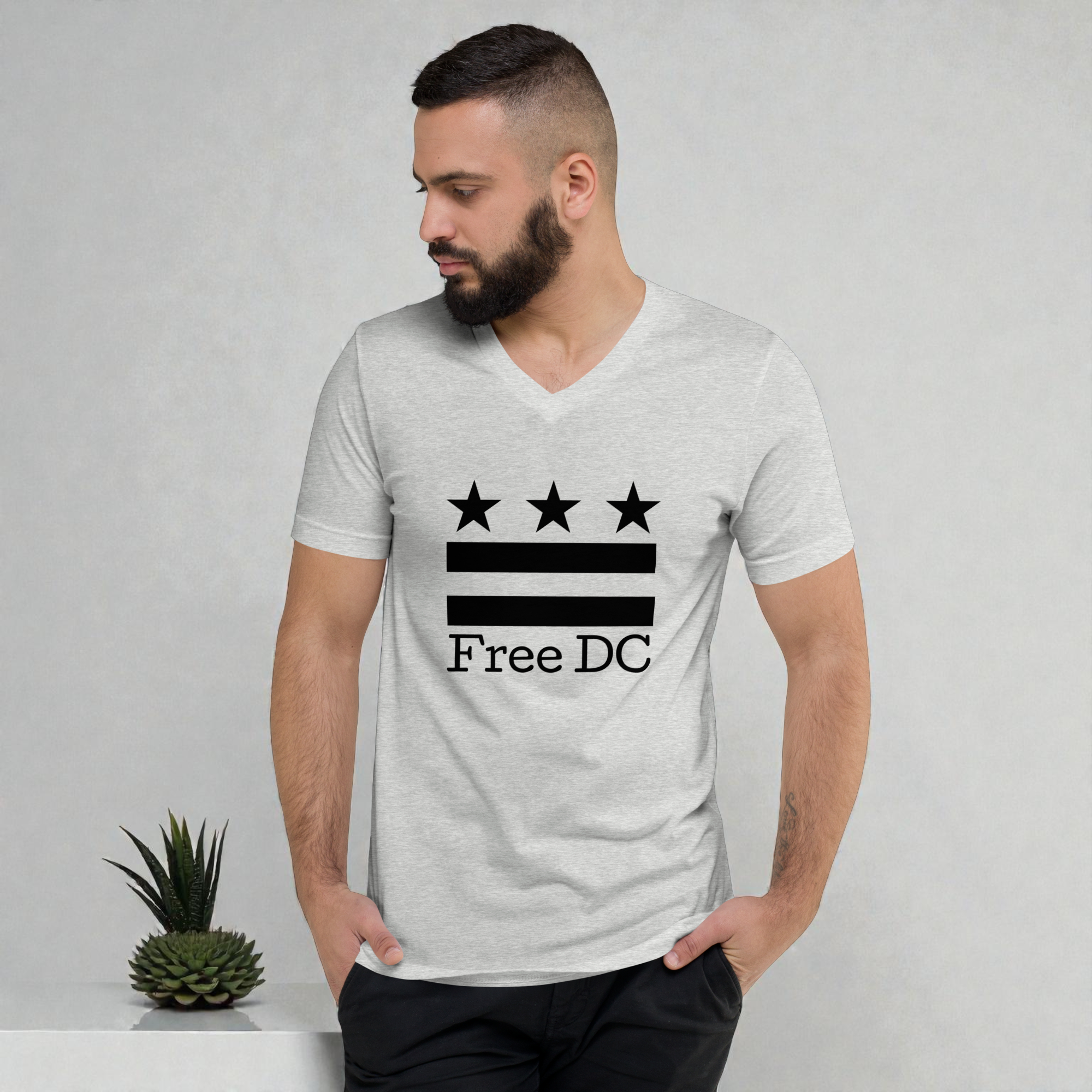 Washingtonian AF – Unisex V-Neck Tee