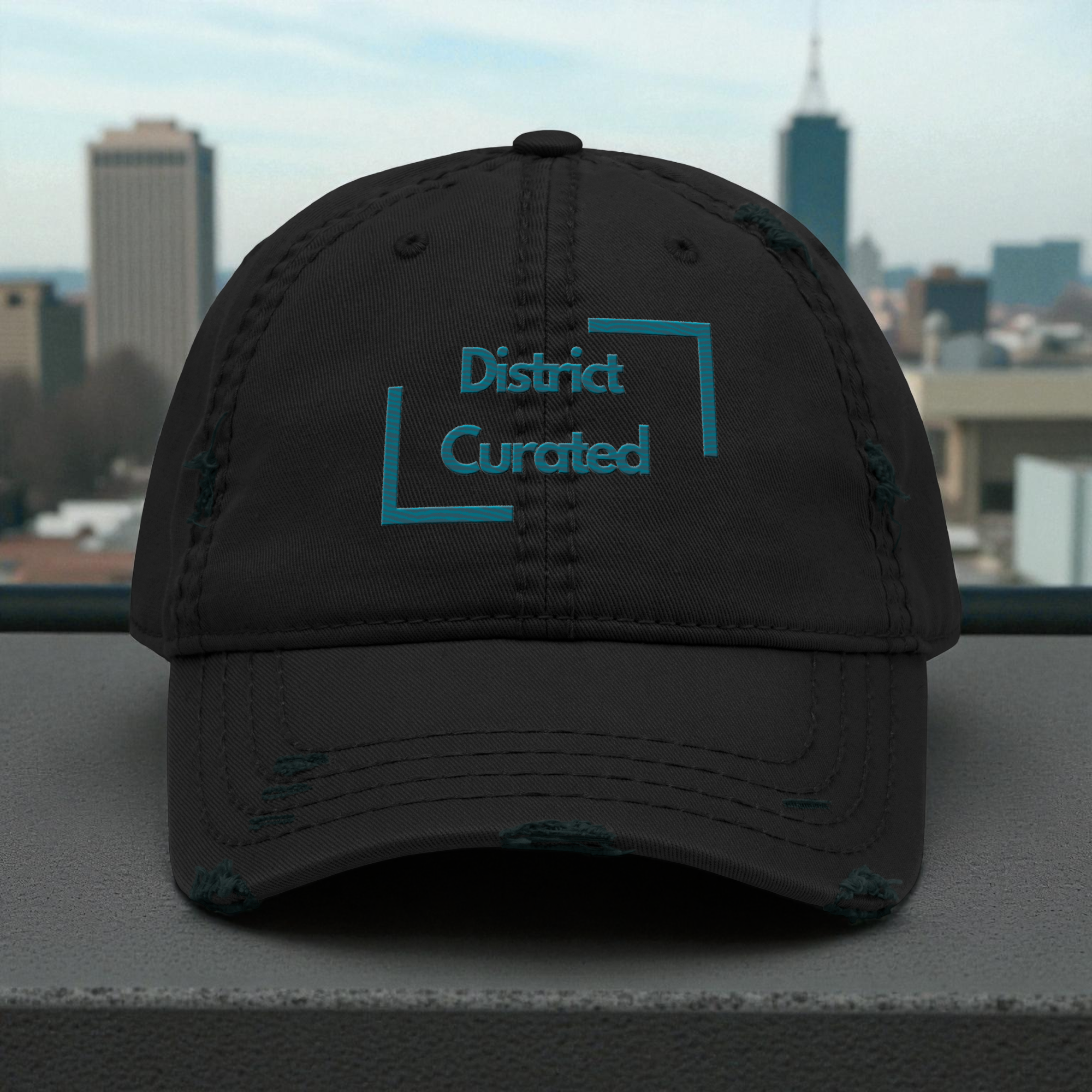 District Curated Distressed Hat — District Drop & The District Collection