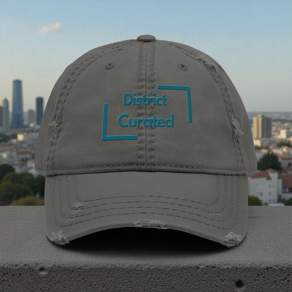District Curated Distressed Hat — District Drop & The District Collection