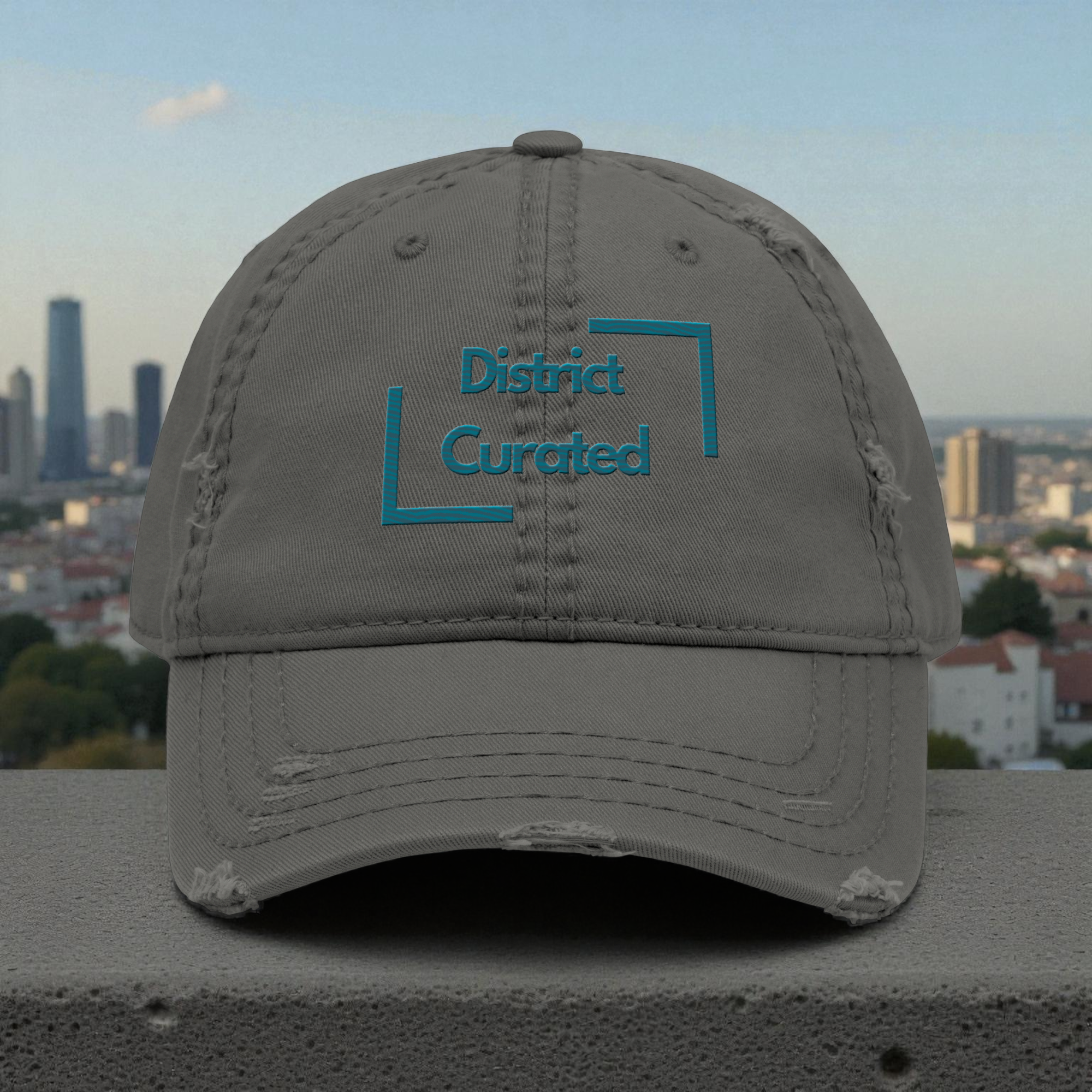 District Curated Distressed Hat — District Drop & The District Collection