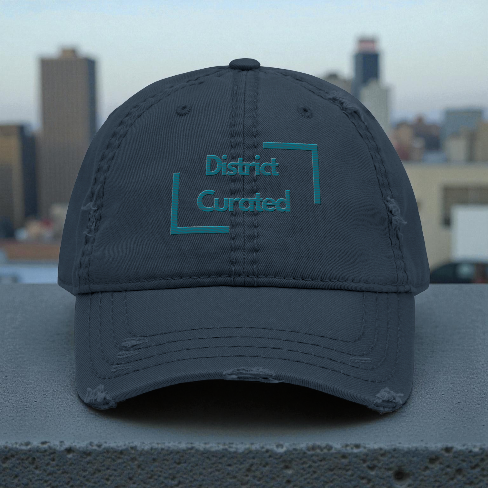District Curated Distressed Hat — District Drop & The District Collection
