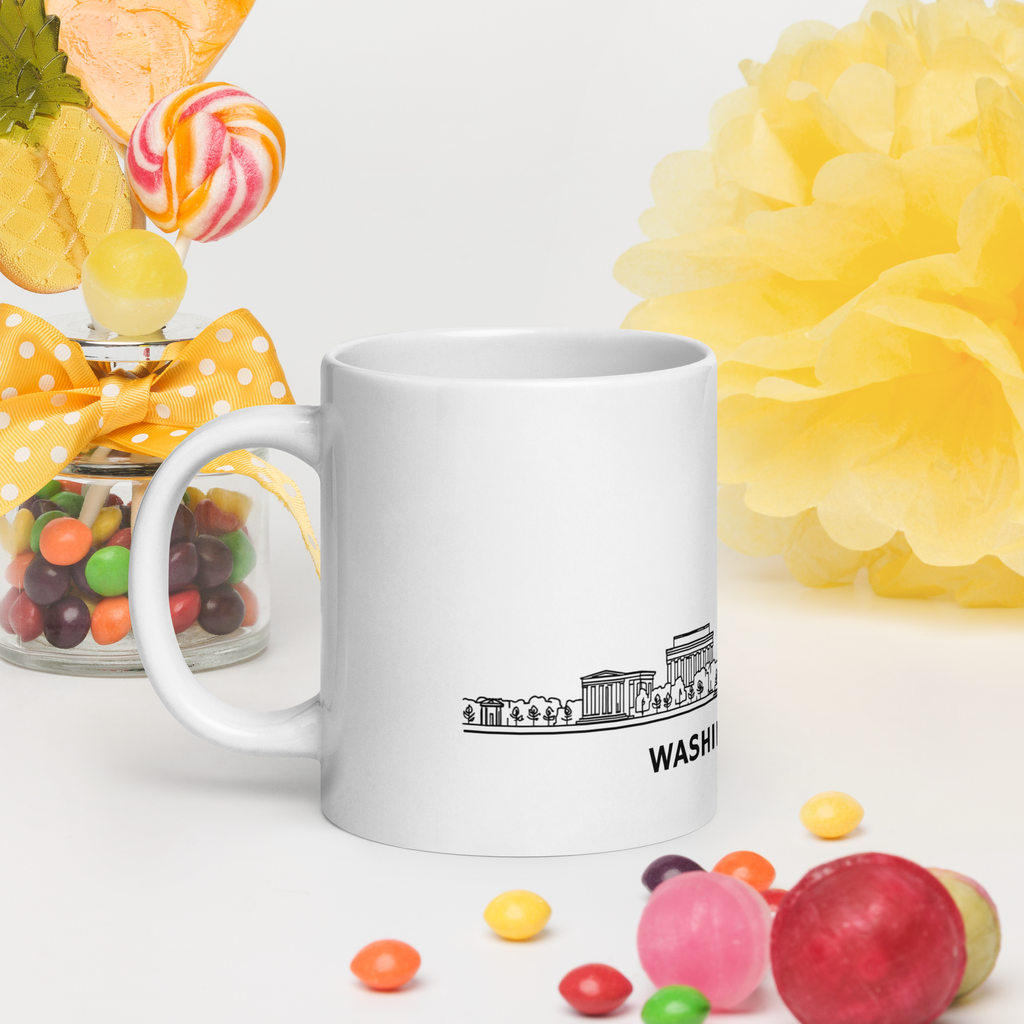 Washingtonian AF – White Glossy Ceramic Coffee Mug