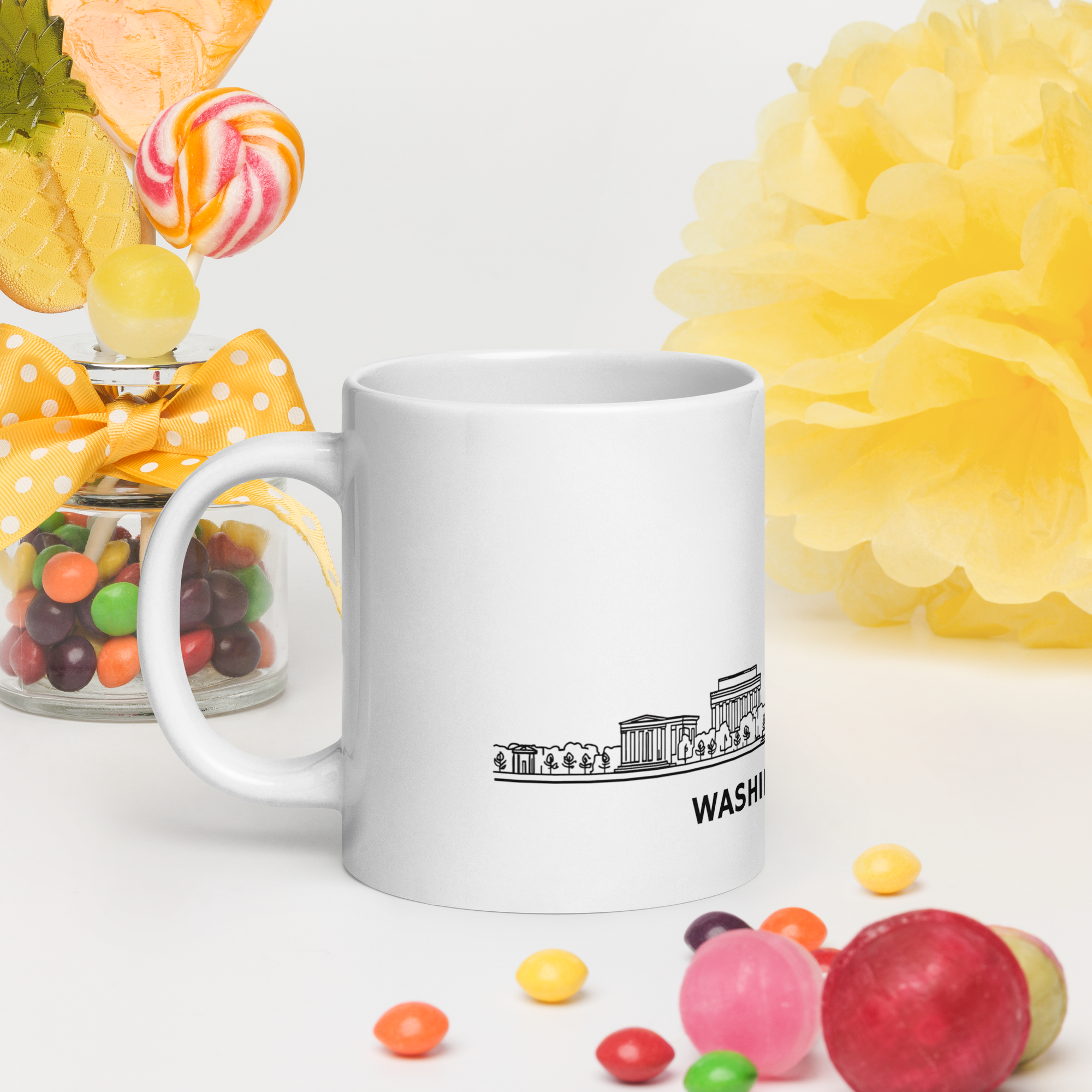 Washingtonian AF – White Glossy Ceramic Coffee Mug