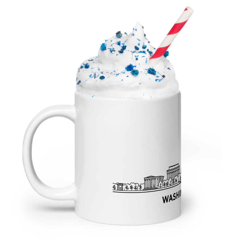 Washingtonian AF – White Glossy Ceramic Coffee Mug